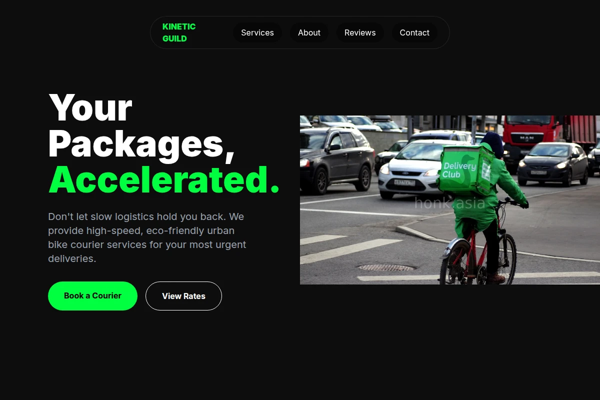 Track Bike Courier